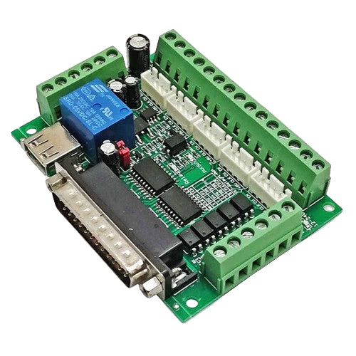 CNC Machine Parts | CNC Control System | Cards | Mach 3 Breakout Board - Green
